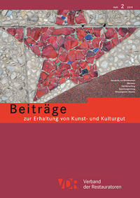 Vorderes Coverbild VDR Beiträge zur Erhaltung von Kunst- und Kulturgut Heft 2/2019