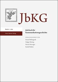 Vorderes Coverbild Jahrbuch für Kommunikationsgeschichte 21 (2019)