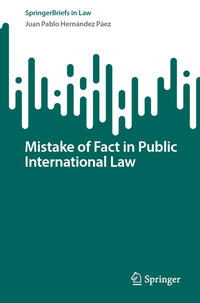 Vorderes Coverbild Mistake of Fact in Public International Law