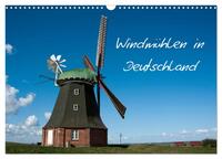 Vorderes Coverbild Windmühlen in Deutschland (Wandkalender 2025 DIN A3 quer), CALVENDO Monatskalender