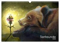 Vorderes Coverbild Tierfreunde (Wandkalender 2026 DIN A3 quer), CALVENDO Monatskalender