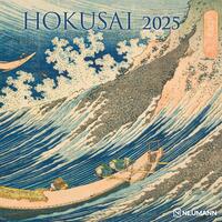 Vorderes Coverbild N NEUMANNVERLAGE - Hokusai 2025 Broschürenkalender, 30x30cm, Wandkalender mit künstlerischen Abbildungen, Mondphasen, viel Platz für Notizen und internationale Feiertage/Kalendarium