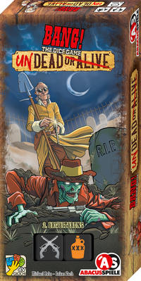Vorderes Coverbild BANG! The Dice Game – Undead or Alive (2. Erweiterung)