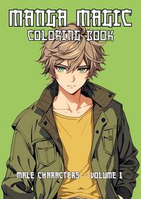 Vorderes Coverbild MAGIC MANGA Coloring Book