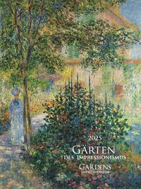 Vorderes Coverbild Alpha Edition - Gärten des Impressionismus 2025 Bildkalender, 42x56cm, Kalender mit hochwertigen Kunstabbildungen für jeden Monat, internationales Kalendarium, Werke vieler Künstler