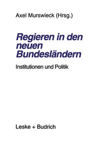 Vorderes Coverbild Regieren in den neuen Bundesländern