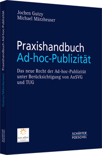 Vorderes Coverbild Praxishandbuch Ad-hoc-Publizität