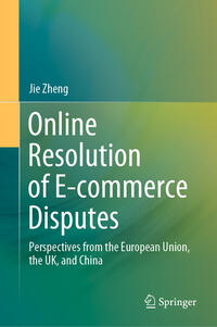 Vorderes Coverbild Online Resolution of E-commerce Disputes