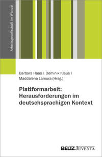 Vorderes Coverbild Plattformarbeit: Herausforderungen im deutschsprachigen Kontext