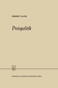 Vorderes Coverbild Preispolitik