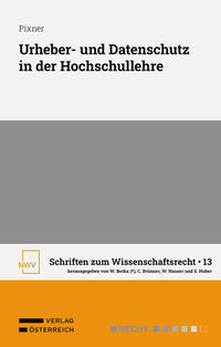 Vorderes Coverbild Urheber- und Datenschutz in der Hochschullehre