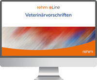 Vorderes Coverbild Veterinärvorschriften online