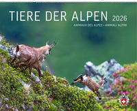 Vorderes Coverbild Tiere der Alpen 2026