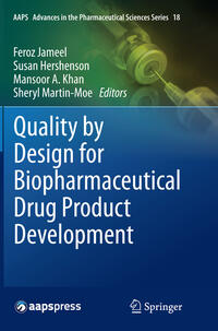 Vorderes Coverbild Quality by Design for Biopharmaceutical Drug Product Development