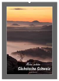 Vorderes Coverbild Meine schöne Sächsische Schweiz (Wandkalender 2025 DIN A2 hoch), CALVENDO Monatskalender