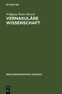 Vorderes Coverbild Vernakuläre Wissenschaft