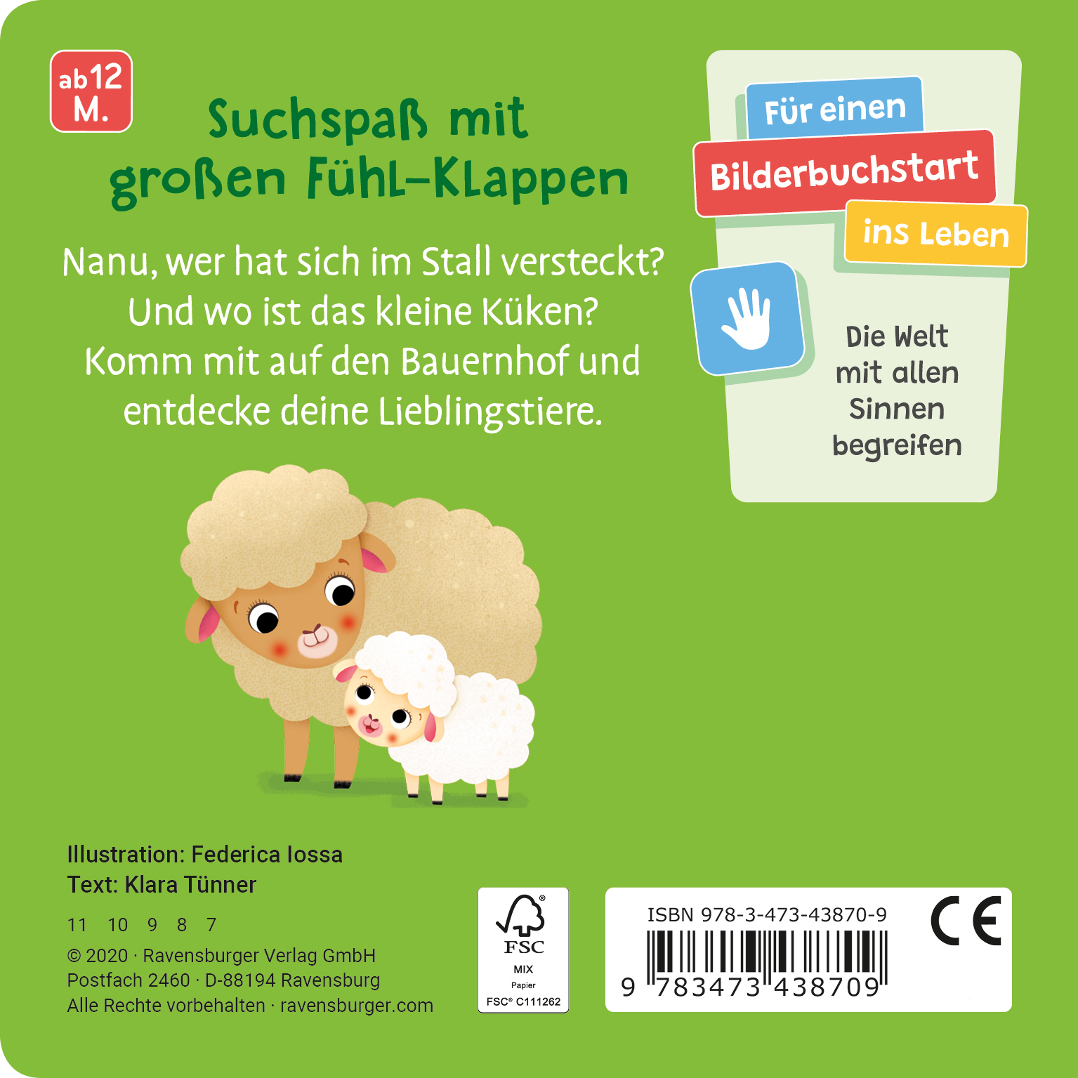 Rückseitencover Wo bist du, kleines Küken?