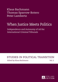 Vorderes Coverbild When Justice Meets Politics