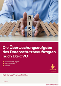 Vorderes Coverbild Die Überwachungsaufgabe des Datenschutzbeauftragten nach DS-GVO