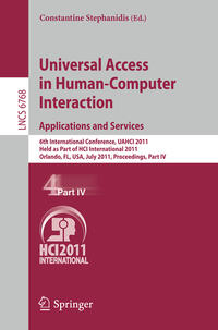 Vorderes Coverbild Universal Access in Human-Computer Interaction. Applications and Services