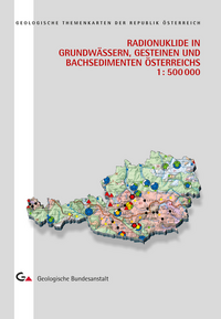 Vorderes Coverbild Radionuklide in Grundwässern, Gesteinen und Bachsedimenten Österreich