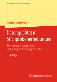 Vorderes Coverbild Datenqualität in Stichprobenerhebungen