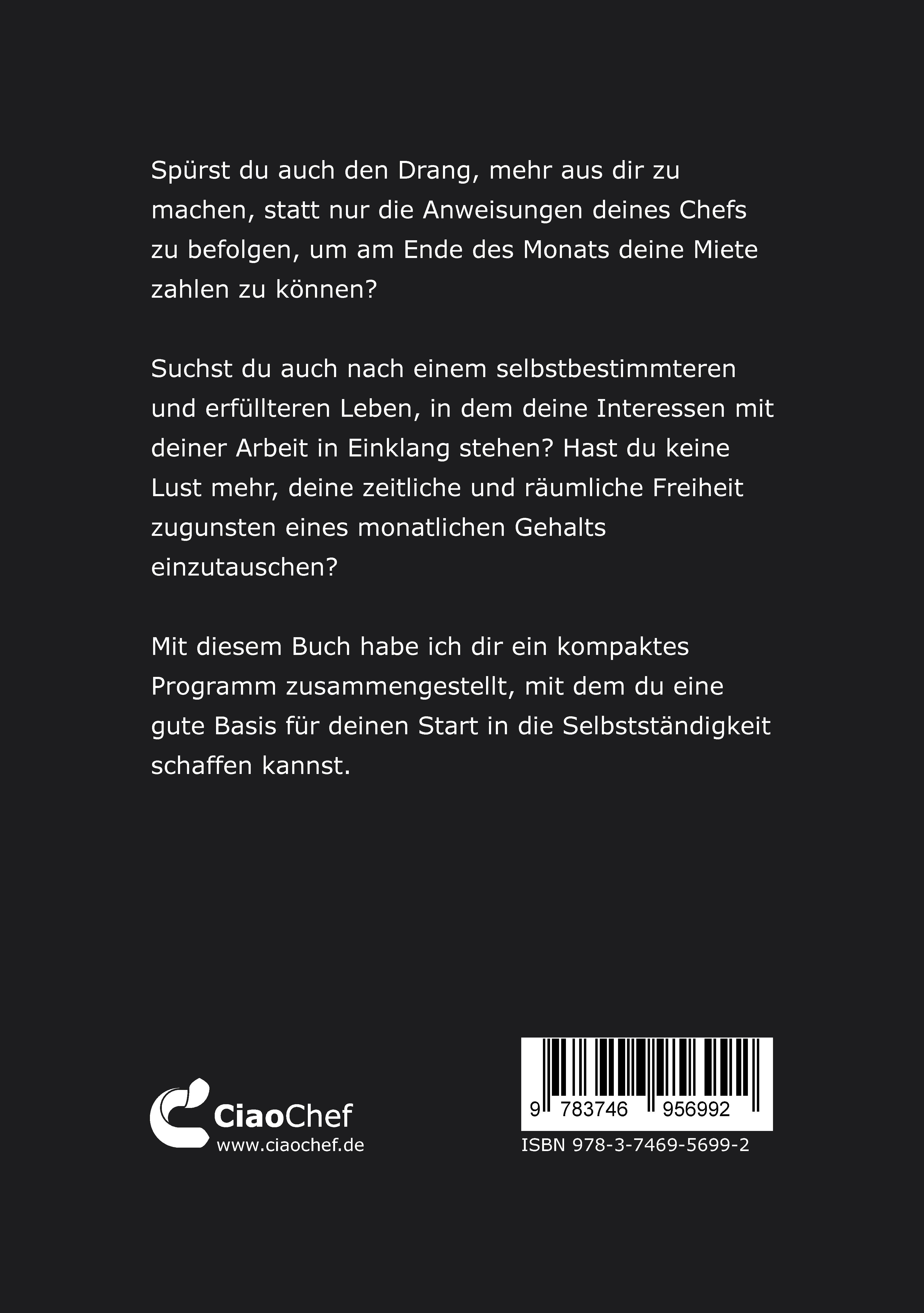 Rückseitencover Selbstständig in 25 Tagen