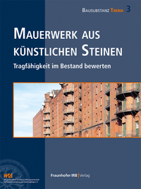 Vorderes Coverbild Mauerwerk aus künstlichen Steinen