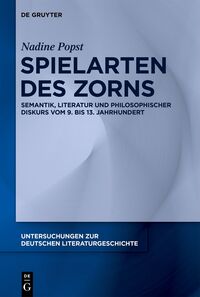 Vorderes Coverbild Spielarten des Zorns