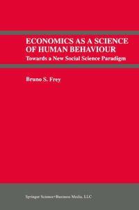 Vorderes Coverbild Economics As a Science of Human Behaviour