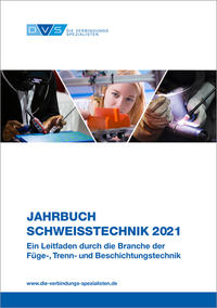 Vorderes Coverbild Jahrbuch Schweißtechnik 2021