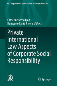 Vorderes Coverbild Private International Law Aspects of Corporate Social Responsibility