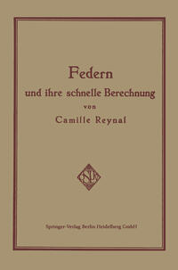 Vorderes Coverbild Federn und ihre Schnelle Berechnung