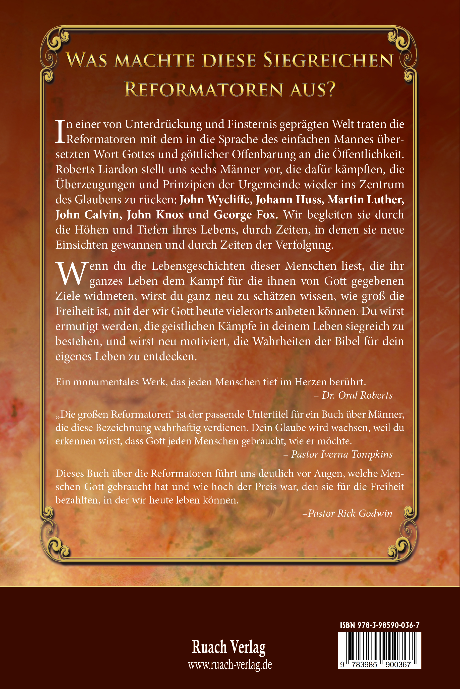 Rückseitencover Gottes Generäle II