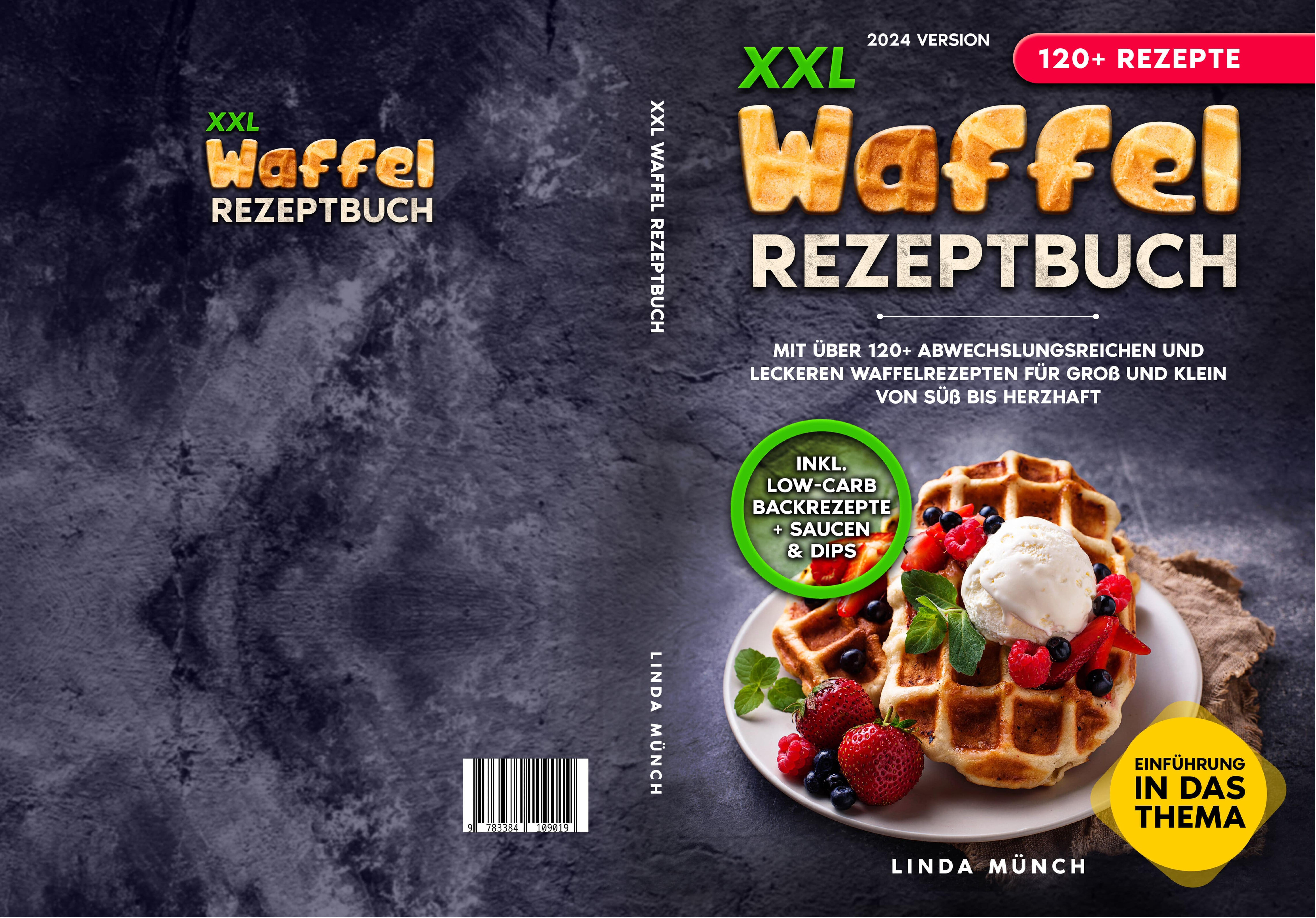 Gesamtes Coverbild XXL Waffel Rezeptbuch