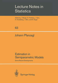 Vorderes Coverbild Estimation in Semiparametric Models