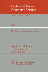 Vorderes Coverbild Algebraic Methods: Theory, Tools and Applications