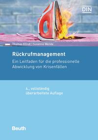 Vorderes Coverbild Rückrufmanagement