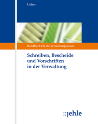 Vorderes Coverbild Schreiben, Bescheide und Vorschriften in der Verwaltung