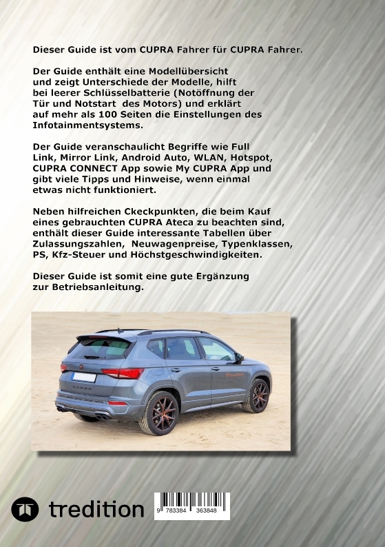 Rückseitencover CUPRA Ateca – Der kleine Guide