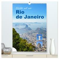 Vorderes Coverbild Erlebe mit mir Rio de Janeiro (hochwertiger Premium Wandkalender 2025 DIN A2 hoch), Kunstdruck in Hochglanz