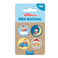 Vorderes Coverbild Trötsch Unser Sandmännchen Mini-Buttons 4er Set Sandmann