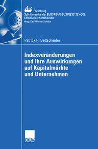 Vorderes Coverbild Indexveränderungen und ihre Auswirkungen auf Kapitalmärkte und Unternehmen