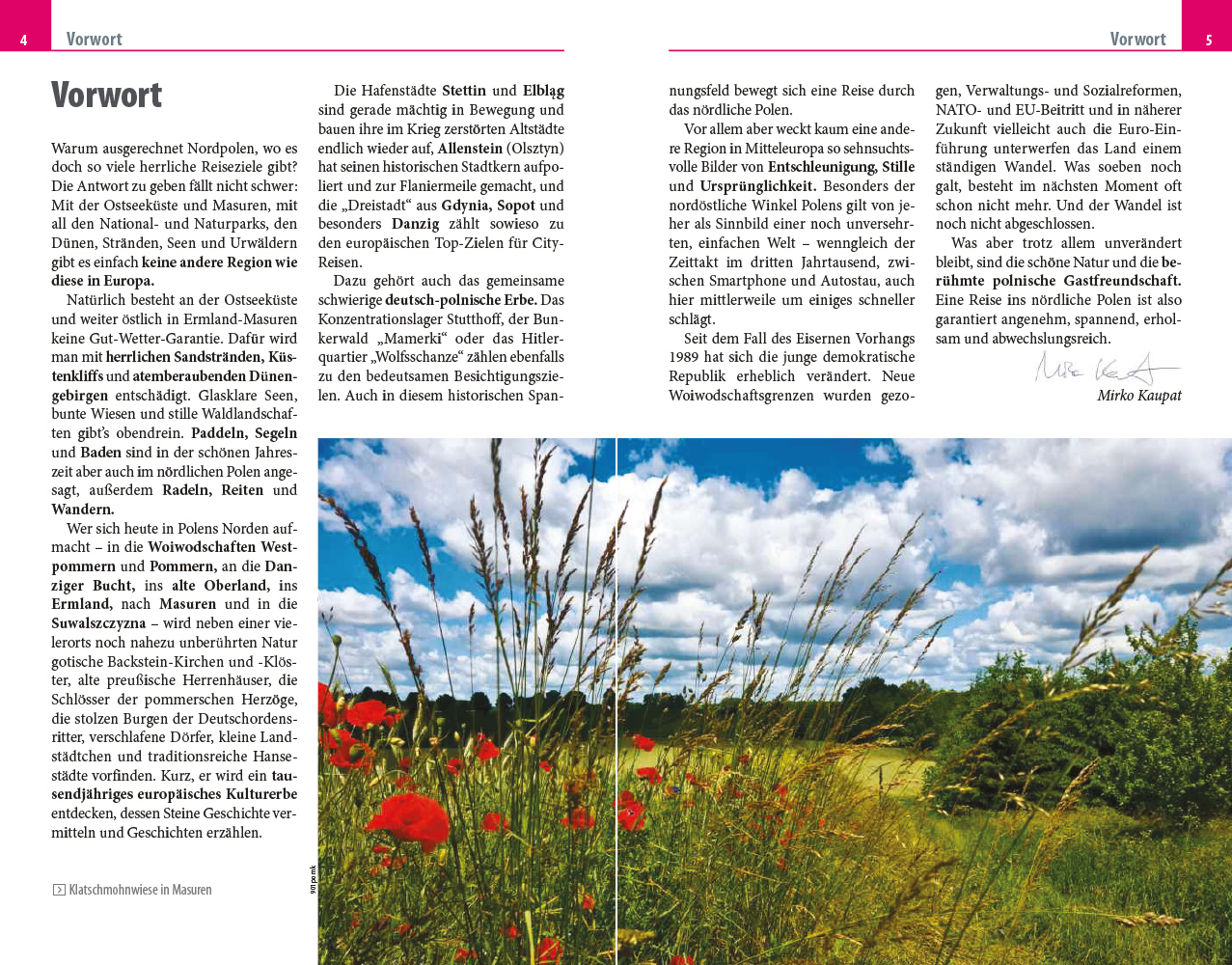 Beispielinhalt (Bild) Reise Know-How Reiseführer Polen - Ostseeküste und Masuren