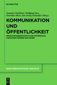 Vorderes Coverbild Kommunikation und Öffentlichkeit
