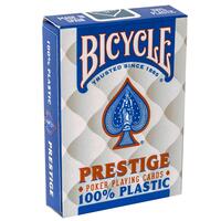 Vorderes Coverbild BICYCLE® PRESTIGE 100% PLASTIC POKER (ROT & BLAU)