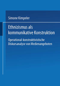 Vorderes Coverbild Ethnizismus als kommunikative Konstruktion