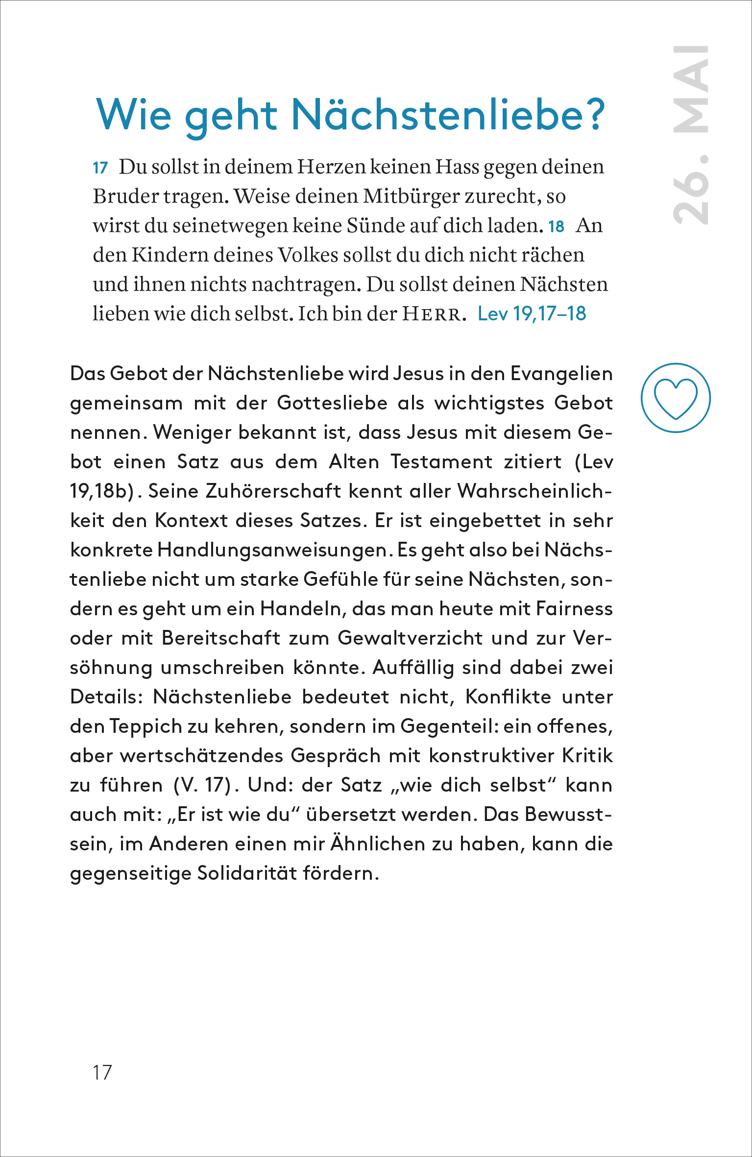 Beispielinhalt (Bild) Jahreslesebuch Bibel