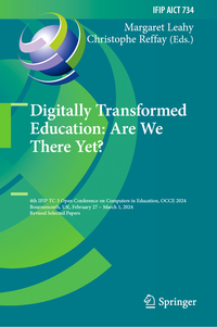 Vorderes Coverbild Digitally Transformed Education: Are We There Yet?