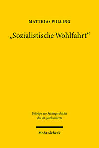 Vorderes Coverbild "Sozialistische Wohlfahrt"